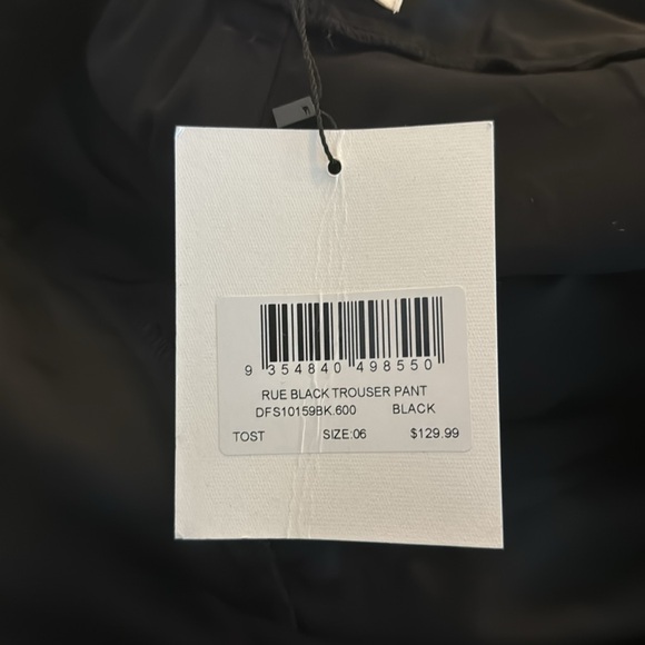 DISSH BLACK RUE TROUSER PANTS SIZE US 2 NWT - Picture 12 of 12